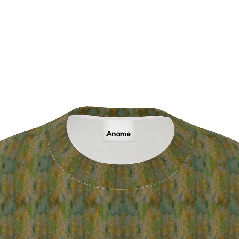 Moss Mosaic Oversized Graphic Oversized T-Shirt