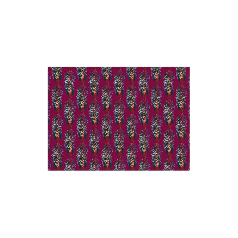 Cozy Sherpa Snood in Peacock Pattern