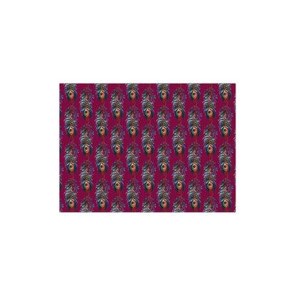 Cozy Sherpa Snood in Peacock Pattern