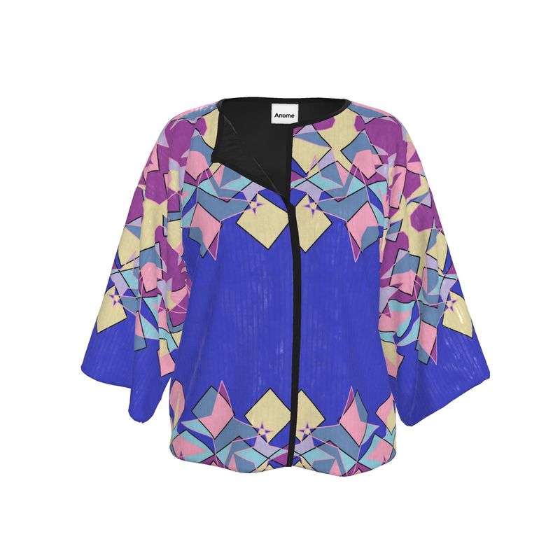 Akanne Geometric Dream Kimono Jacke- Velvet