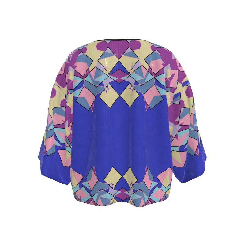 Akanne Geometric Dream Kimono Jacke- Velvet
