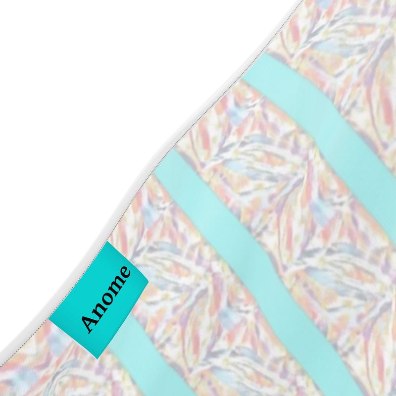 Turquoise Sunset Halter Maxi Dress