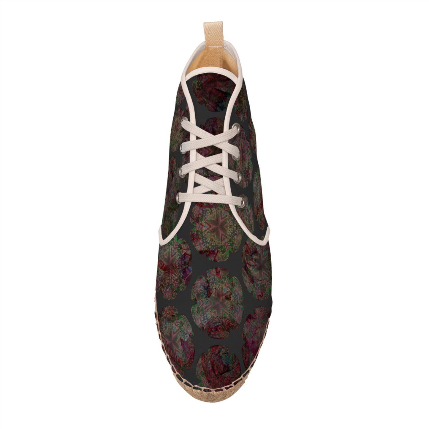 Floral Hi-Top Espadrilles