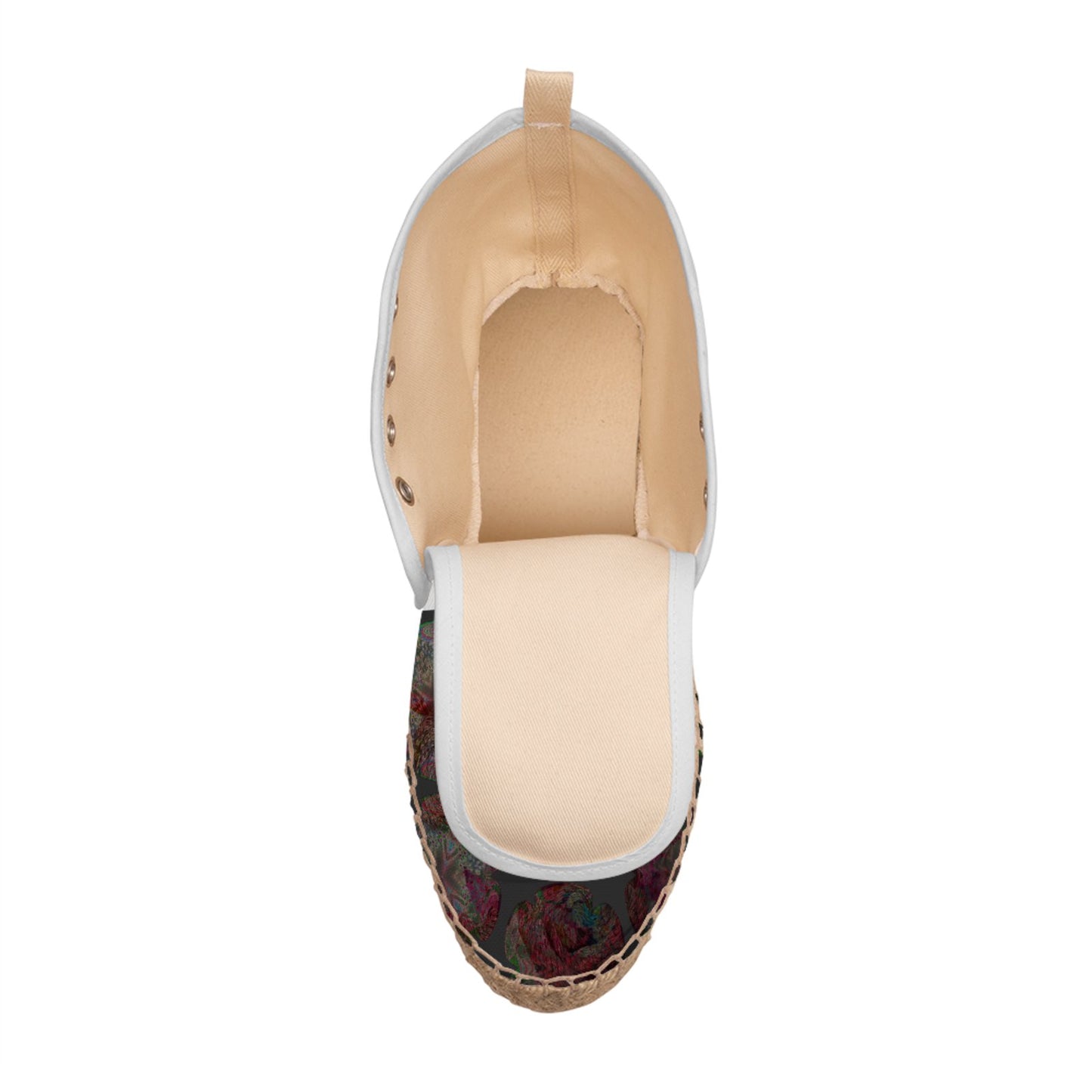 Floral Hi-Top Espadrilles