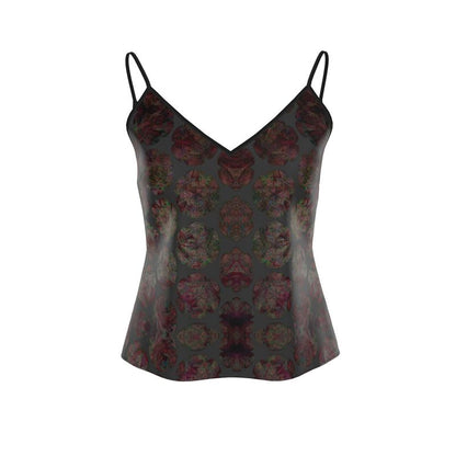 Midnight Kaleidoscope: The Silk-Touch Strappy Camisole