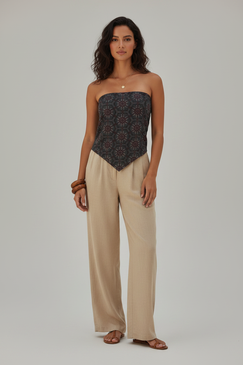 Vacay Vibes Bandana Scarf Top – The "Sunset & Sangria" Essential