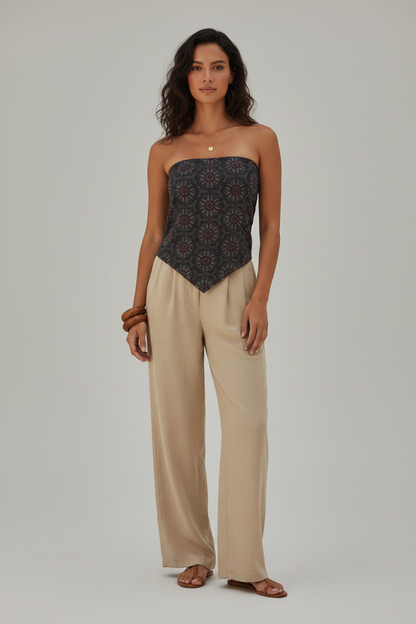 Vacay Vibes Bandana Scarf Top – The "Sunset & Sangria" Essential