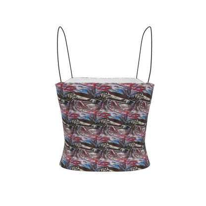 Midnight Garden SilkLadies Strappy Top