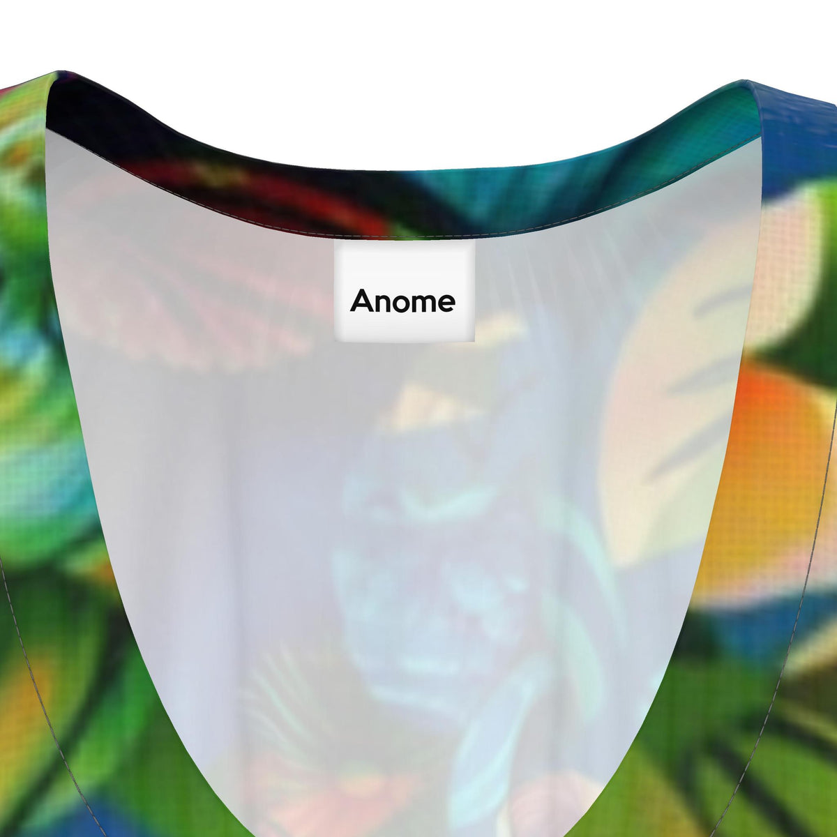 Vibrant Tropical Print Flowy Kaftan – Vacation Cover-Up