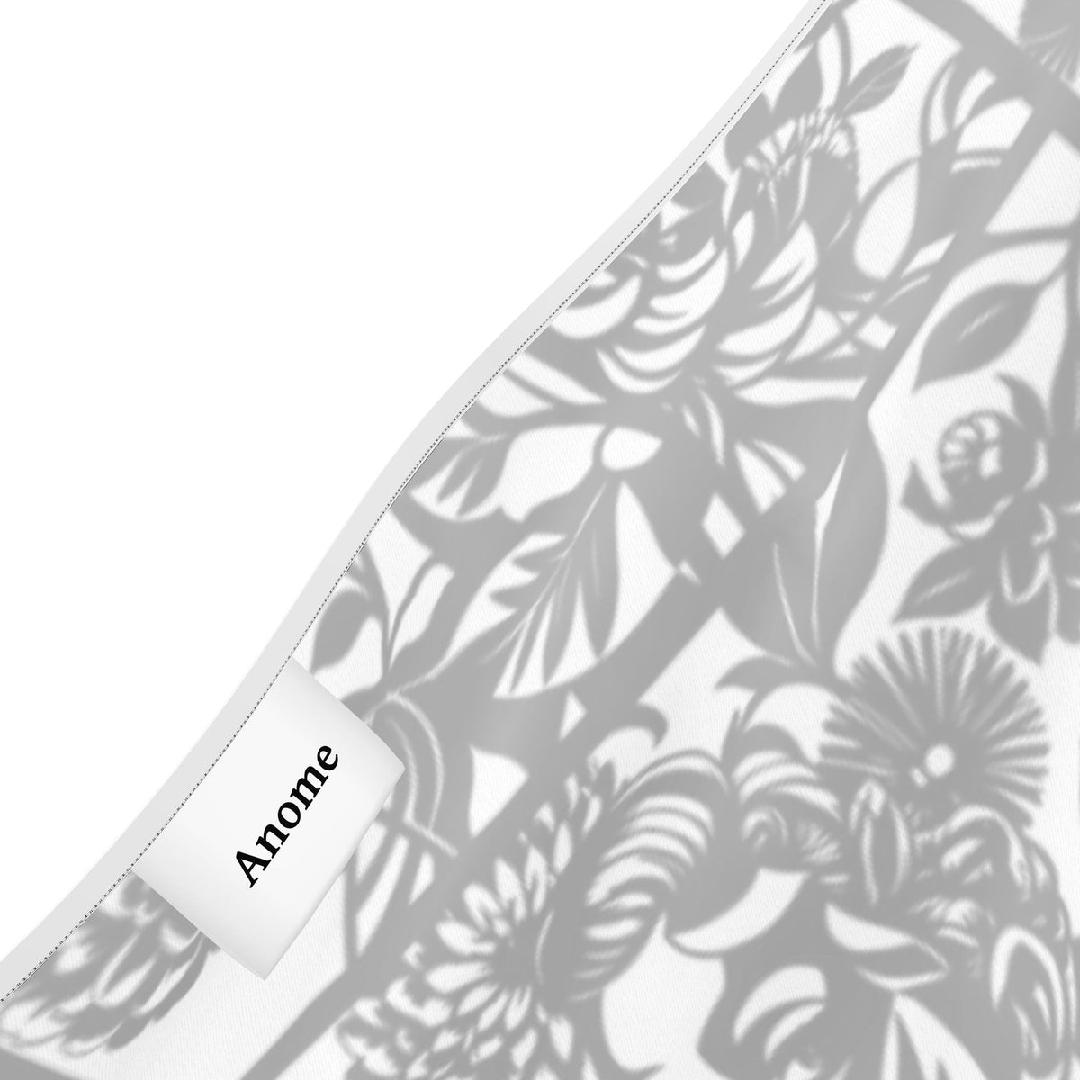 Monochrome Floral Halter Maxi Dress