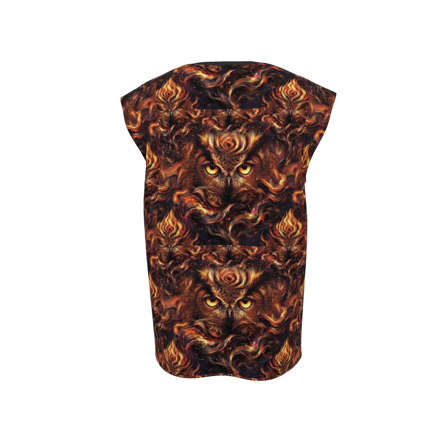 Mystic Flames Owl Men's Sleeveless Tee