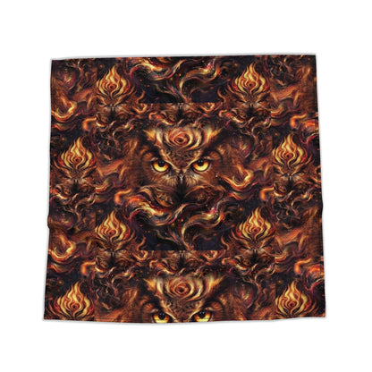 Abstract Swirl Pattern Silk Bandana