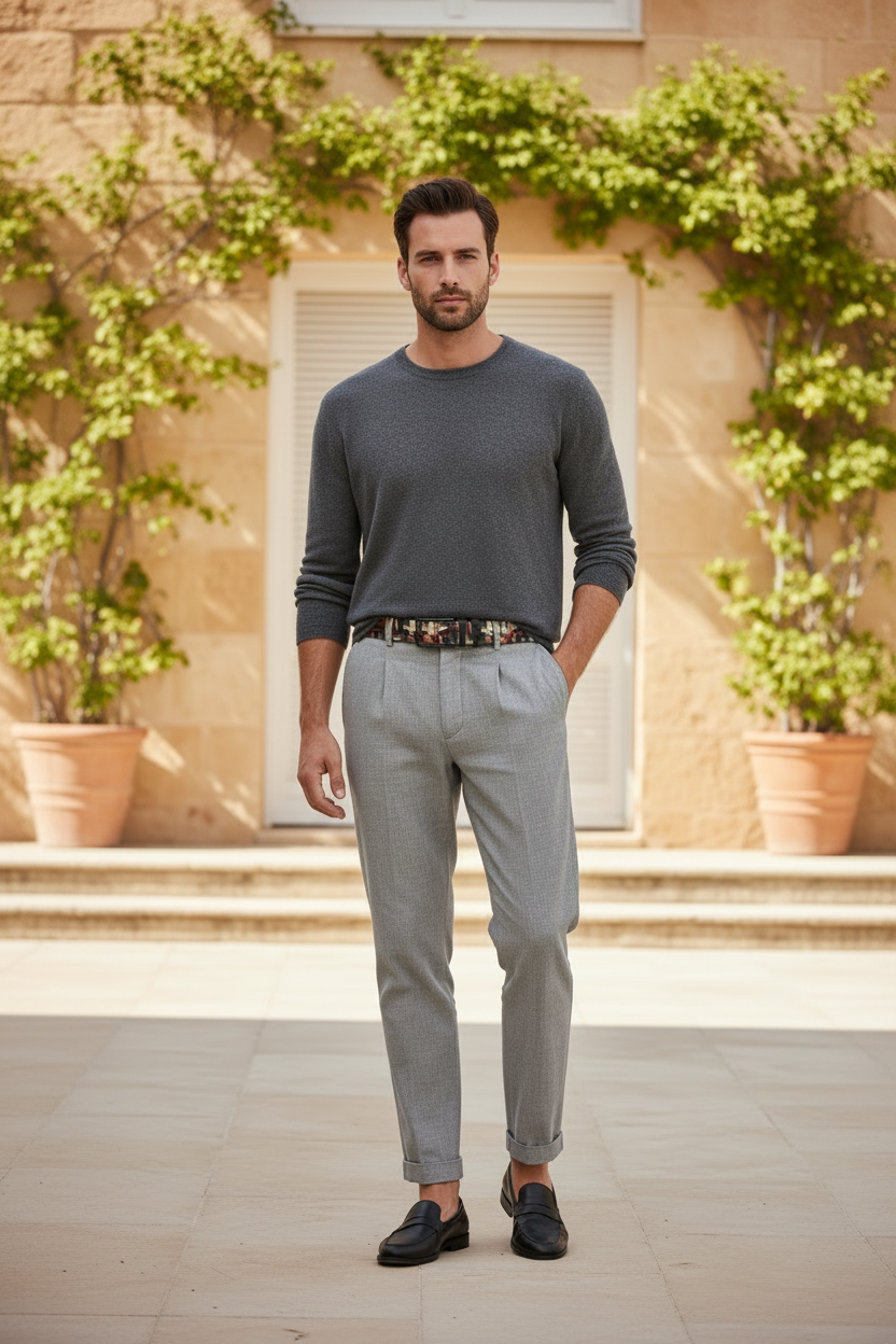 Modern Artistic Statement Belt with Black Buckle, Unique Designer belt