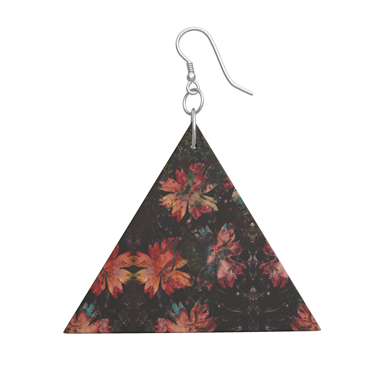 Wooden Earrings Geometric Shapes