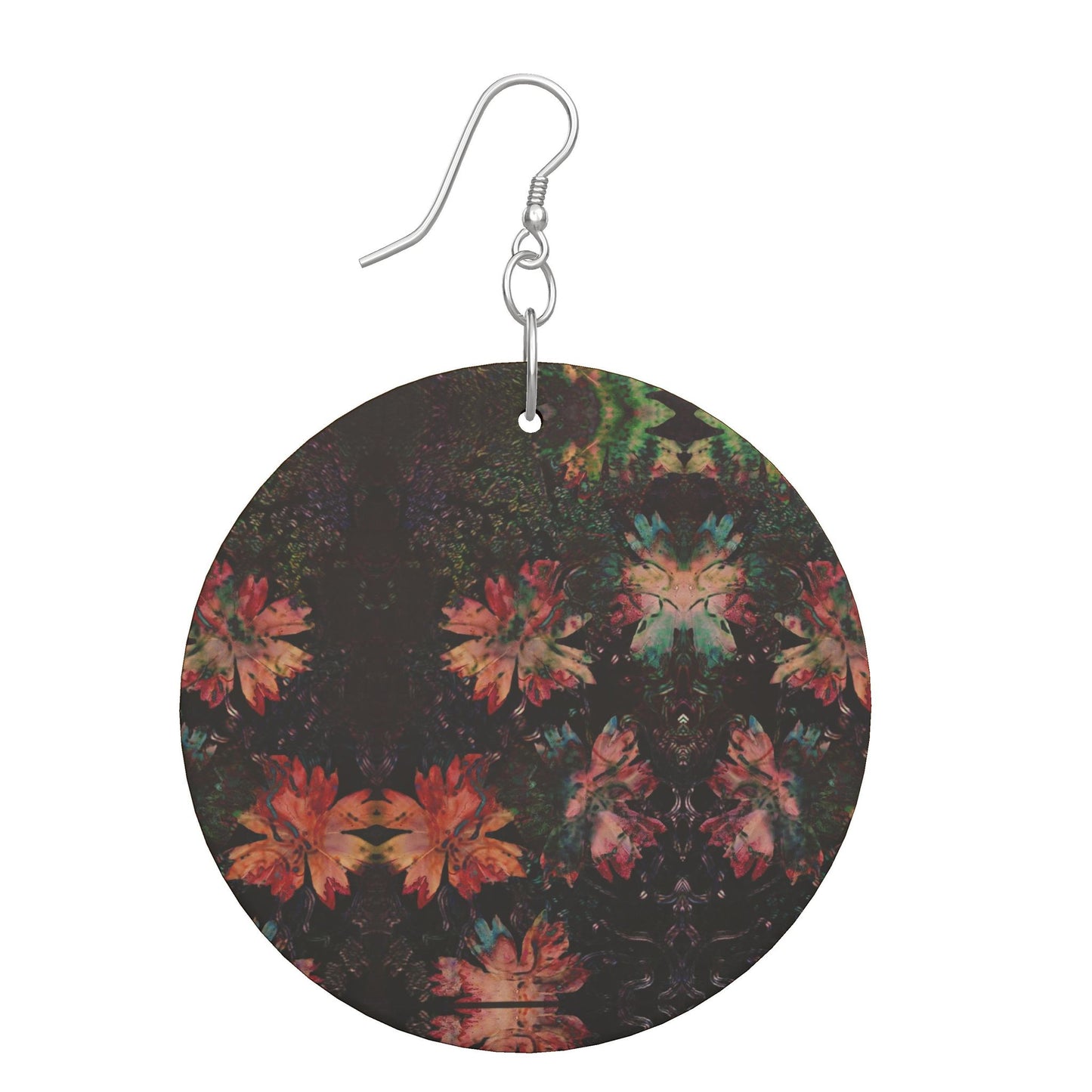 Wooden Earrings Organic Shapes