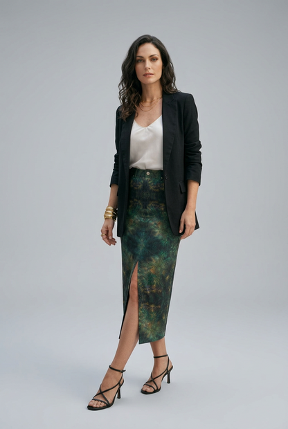 Denim Maxi Skirt