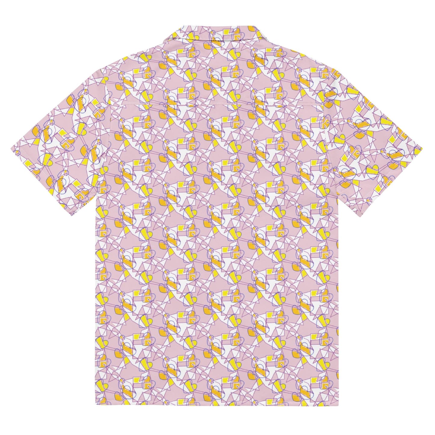 Vintage Pink Floral Button-Up Blouse: Retro Spring Shirt