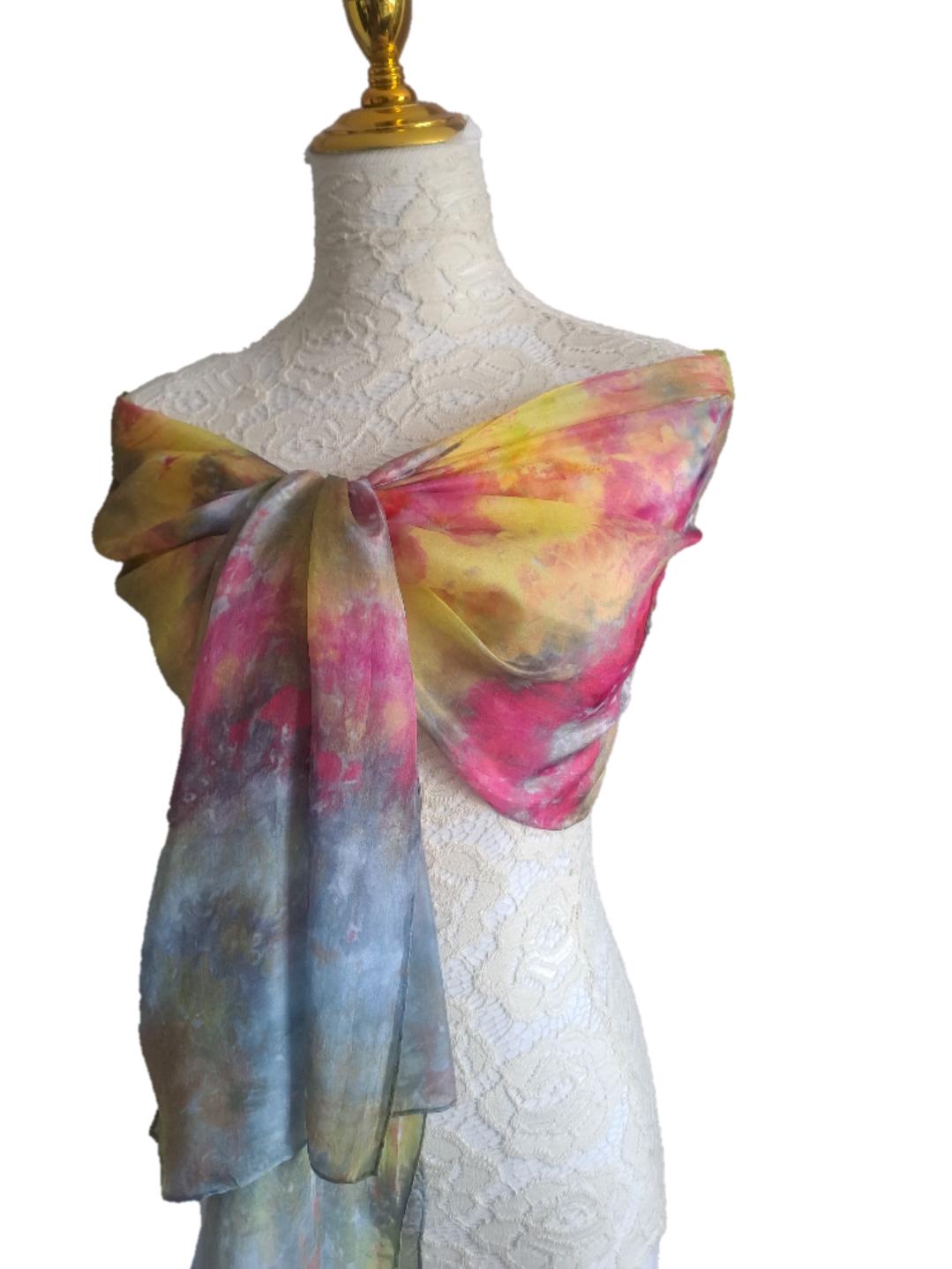 Multi Coloured Scarf | Vibrant & Fashionable Accessory for Every Season | Soft neck wrap for Women