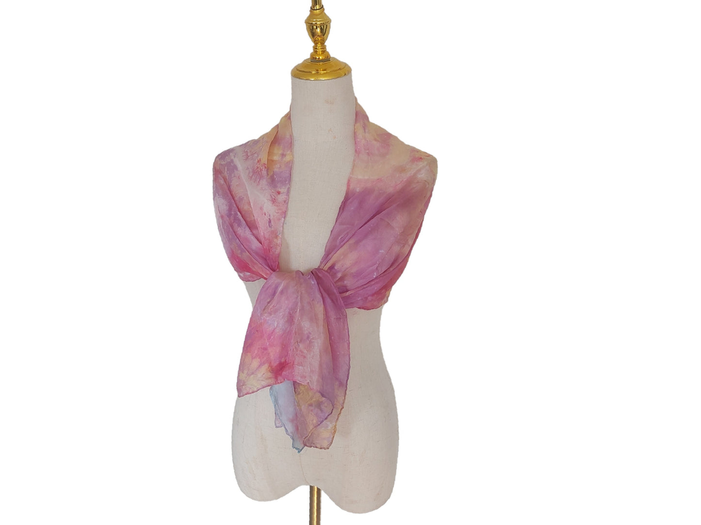 Handmade Pastel Pink Shawl: Long Fashionable Scarf