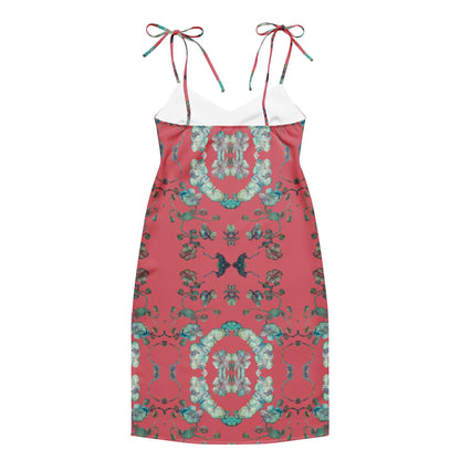 Elegant Floral Print Slip Dress | Summer Boho Midi Dress | Lightweight & Stylish for Warm Weather