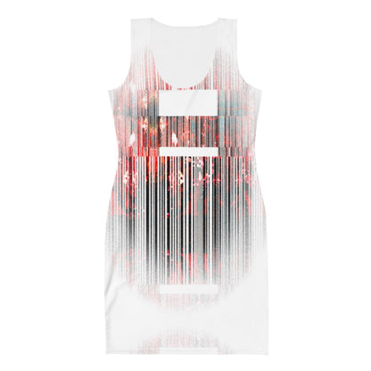 Abstract Print Bodycon Mini Dress: Summer Evening Style