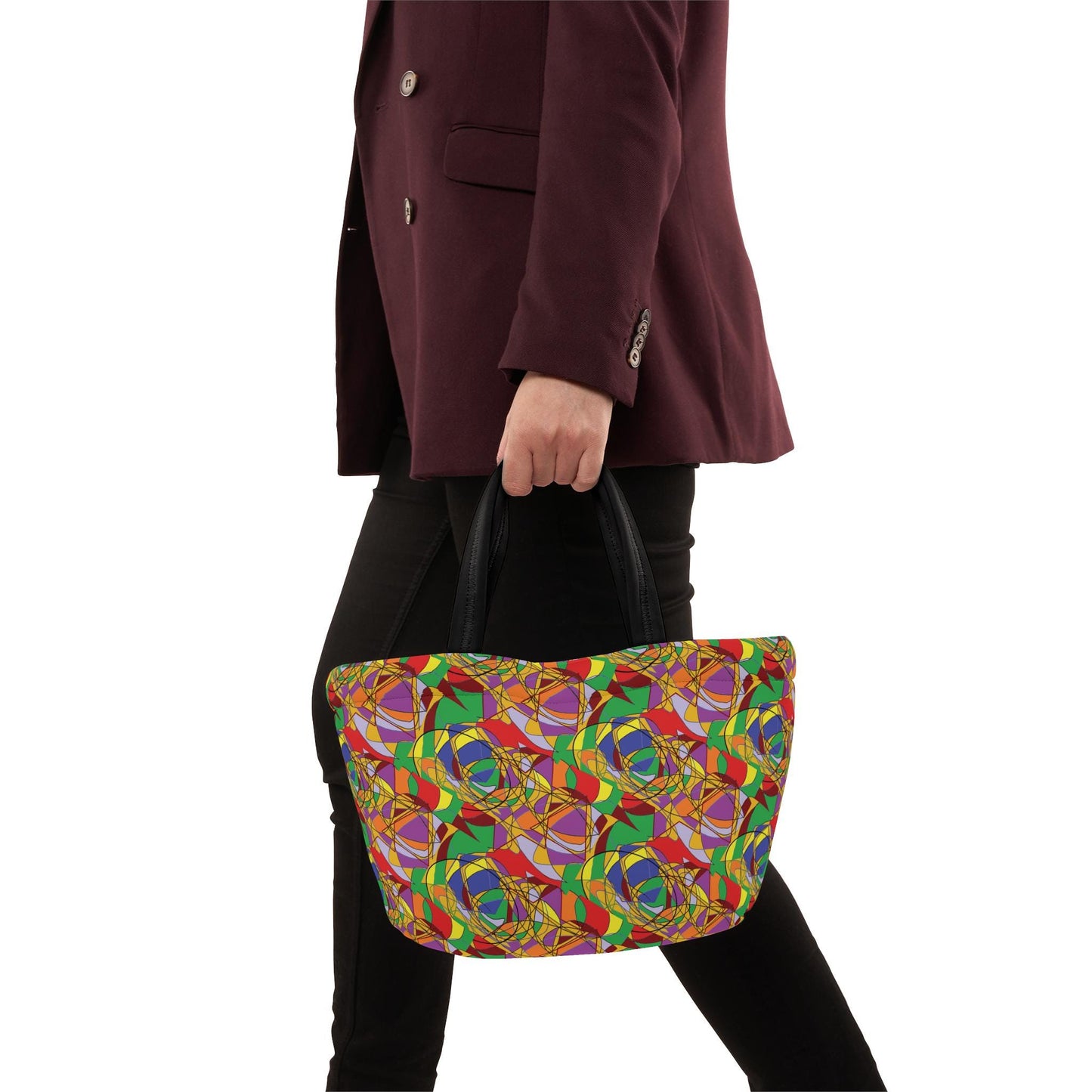 Vibrant Bag - Colorful Insulated Tote for Work, Picnics, Gifts, Eco-Friendly, Fun Design