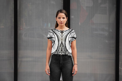 Elegant Geometric Pattern Top - Style Your Chic Outfits