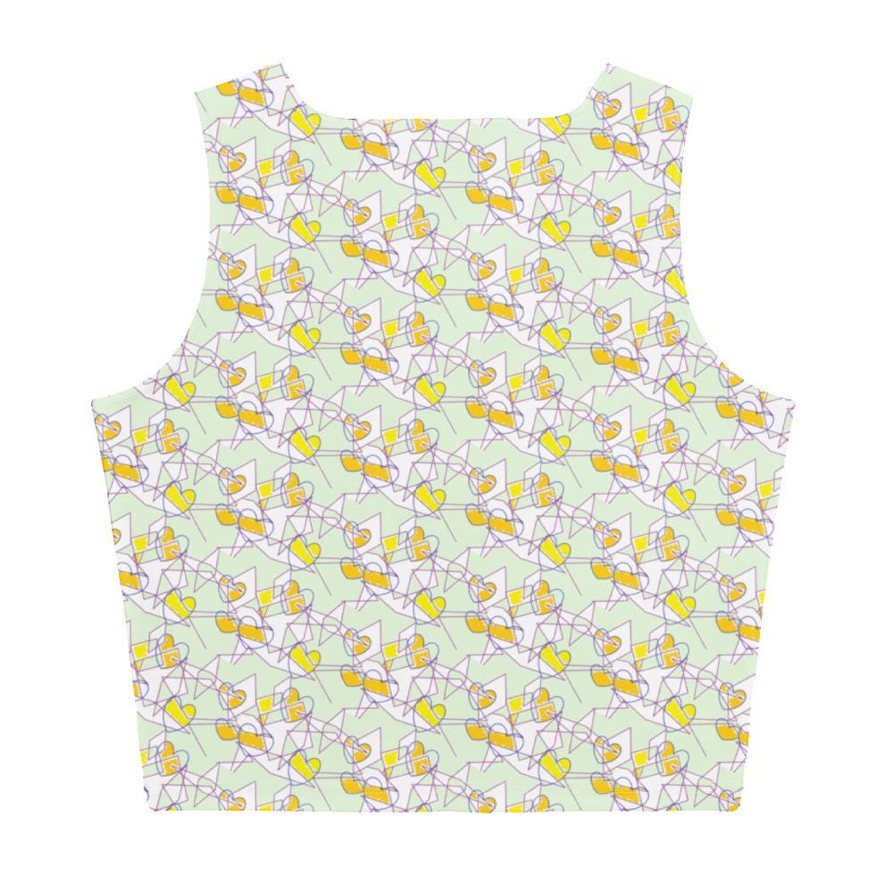 Crop Top Pastel Abstract Top