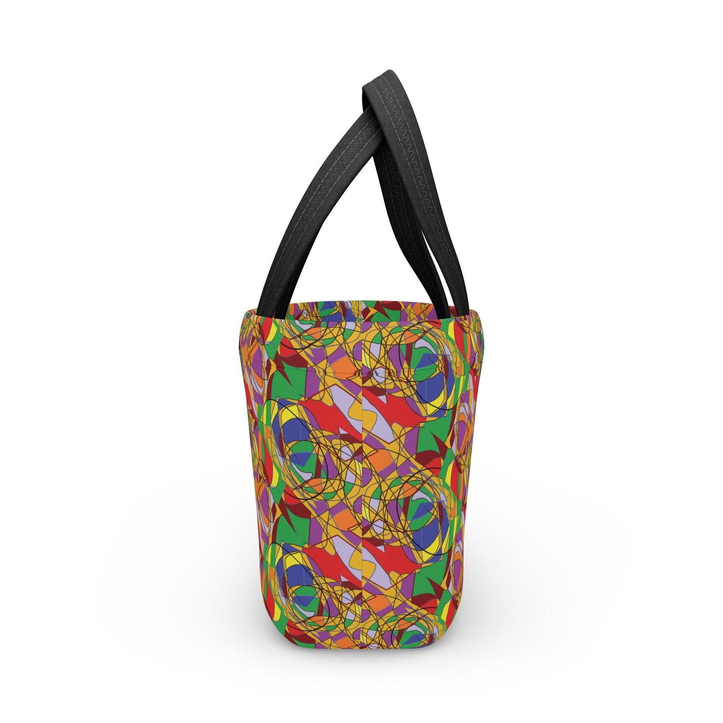 Vibrant Bag - Colorful Insulated Tote for Work, Picnics, Gifts, Eco-Friendly, Fun Design