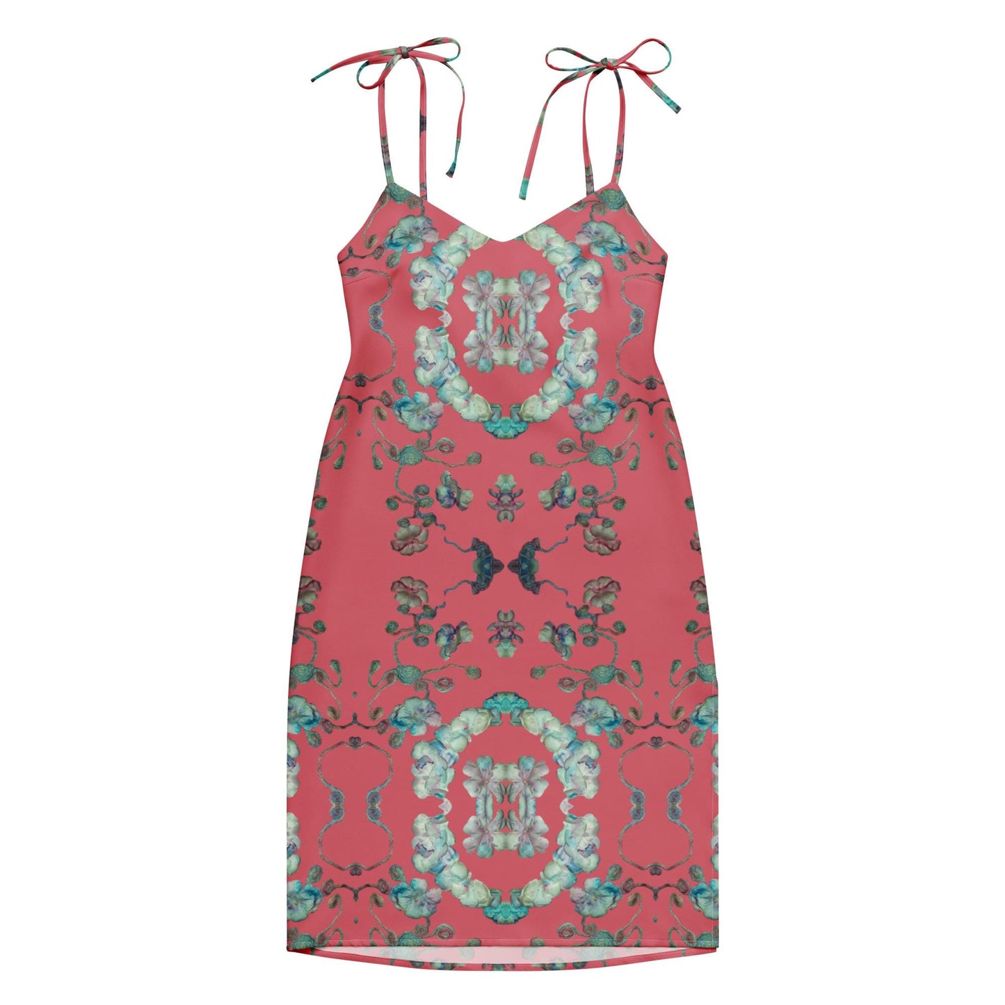 Elegant Floral Print Slip Dress | Summer Boho Midi Dress | Lightweight & Stylish for Warm Weather