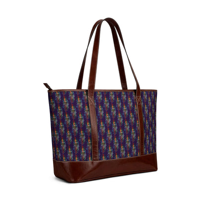 Boho Kaleidoscope Tote Handbag – Colorful Geometric Patterned Shoulder Bag