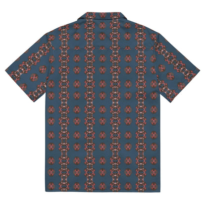 Wrinkle-Free Oversized Shirt – Recycled Polyester, Unique Pattern