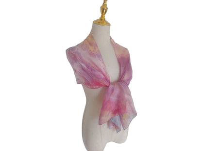 Handmade Pastel Pink Shawl: Long Fashionable Scarf