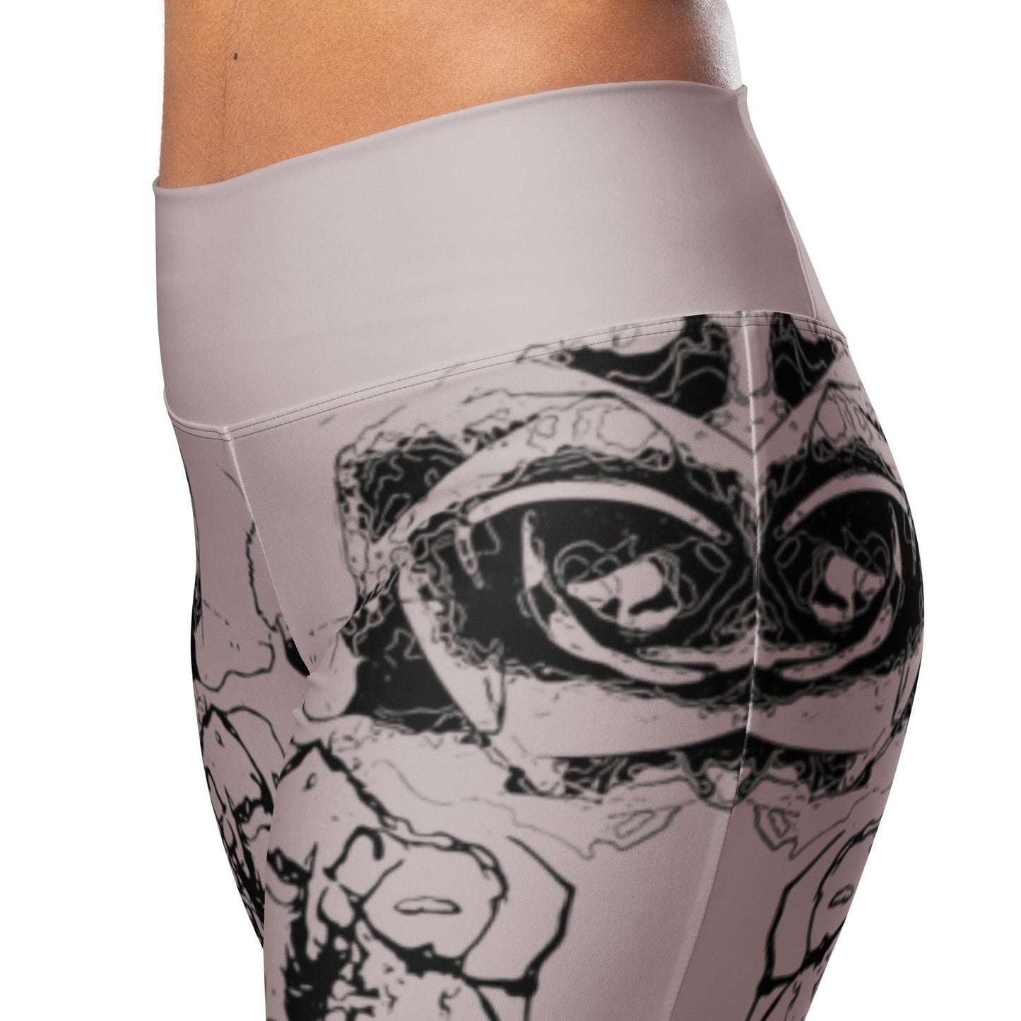 Floral Flare Leggings: High Waist Lounge Wear