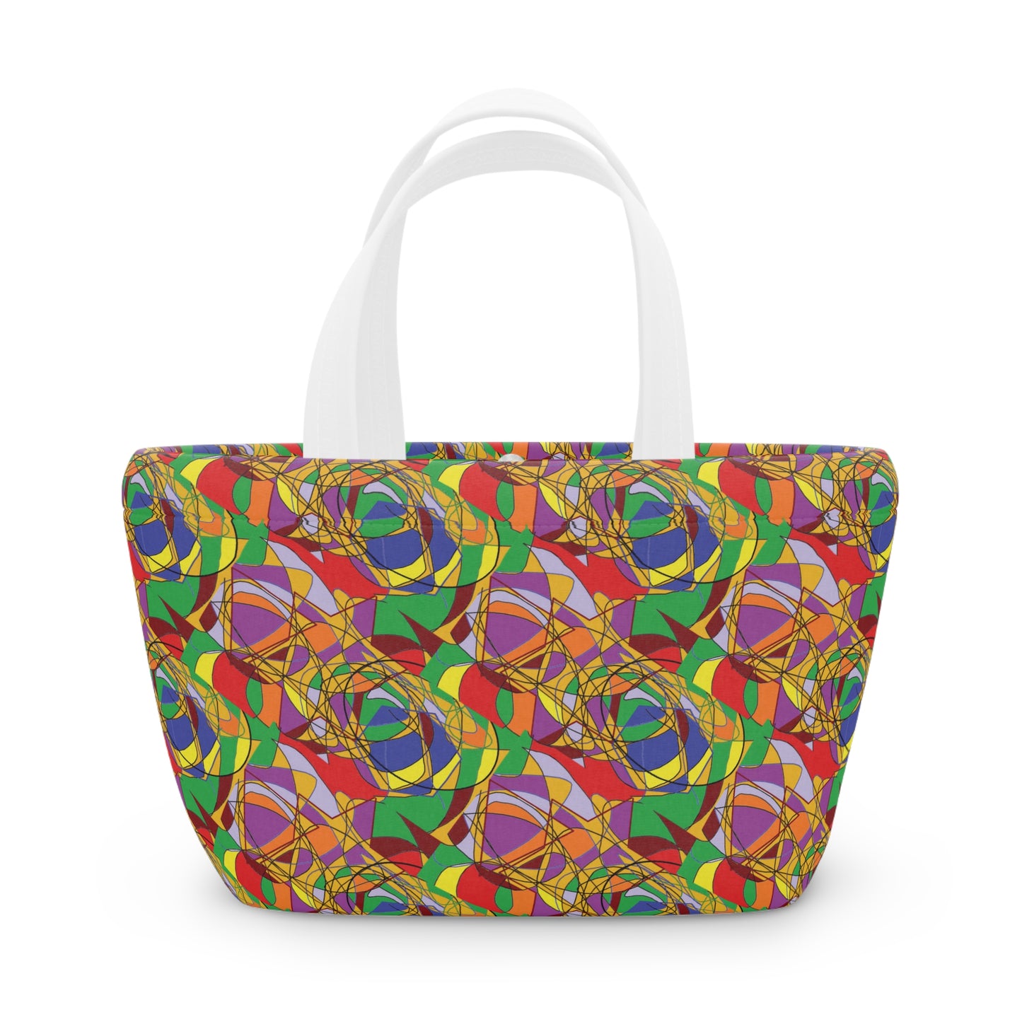 Vibrant Bag - Colorful Insulated Tote for Work, Picnics, Gifts, Eco-Friendly, Fun Design