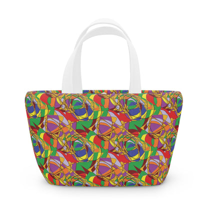 Vibrant Bag - Colorful Insulated Tote for Work, Picnics, Gifts, Eco-Friendly, Fun Design