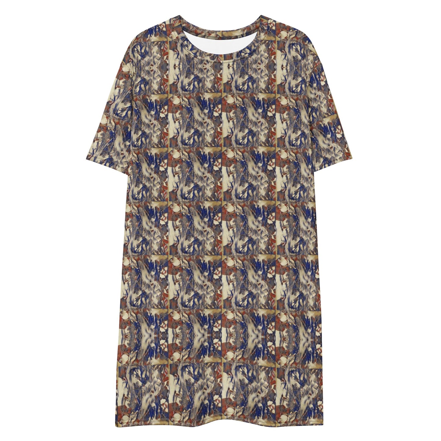 Abstract Print Dress – Plus Size Boho Chic Summer Outfit
