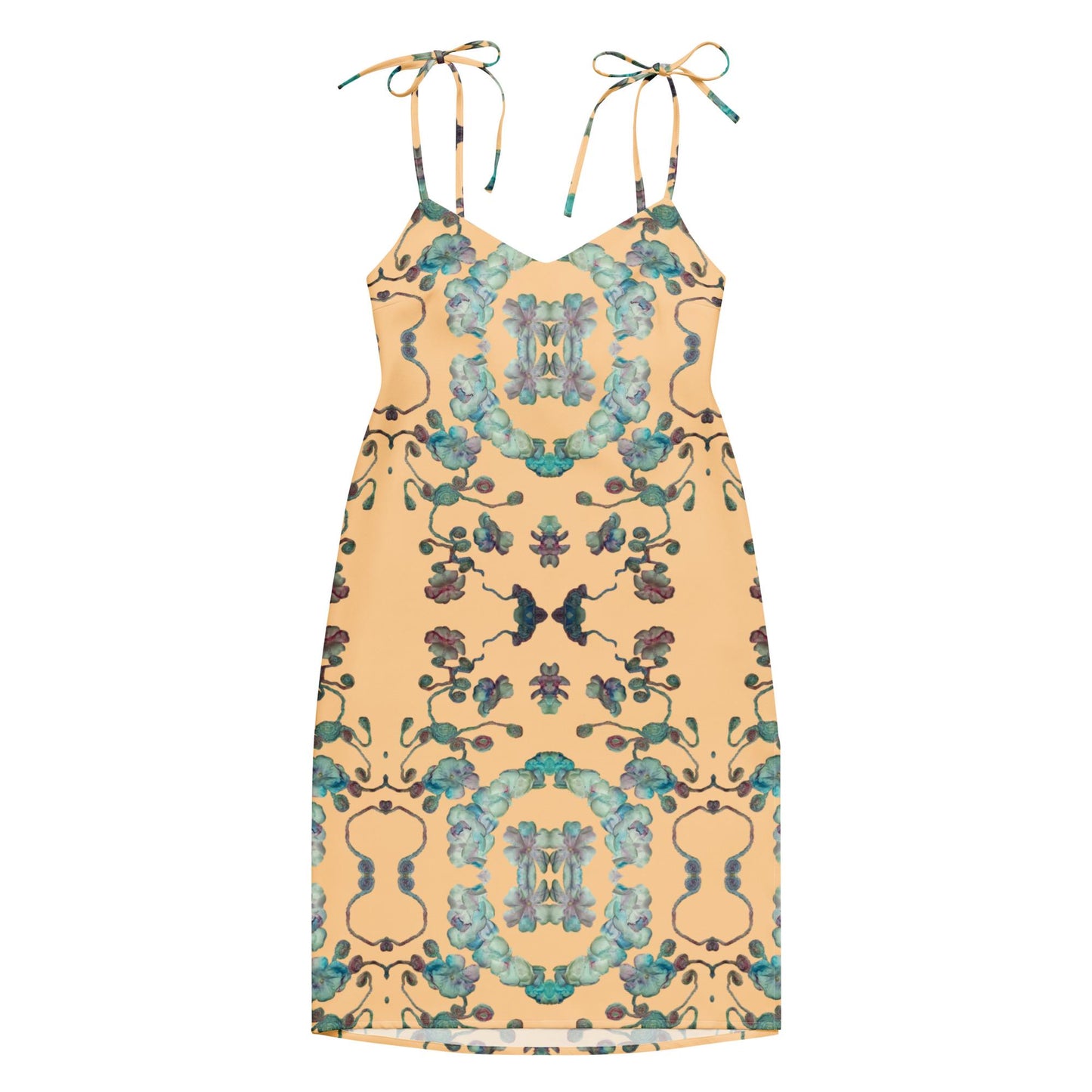 Floral Print Slip Dress: Boho Summer Midi Dress