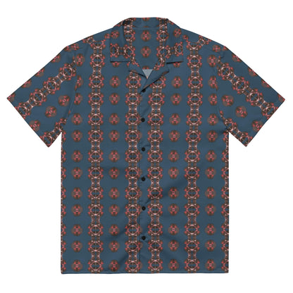 Wrinkle-Free Oversized Shirt – Recycled Polyester, Unique Pattern