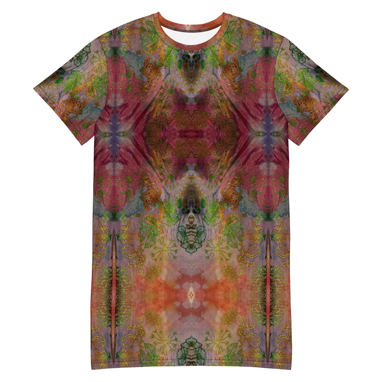 Oversized Polyester Spandex T-Shirt Dress