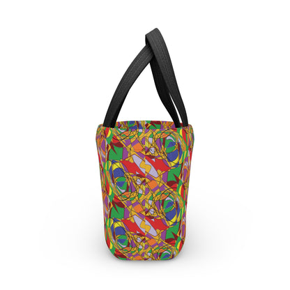 Vibrant Bag - Colorful Insulated Tote for Work, Picnics, Gifts, Eco-Friendly, Fun Design
