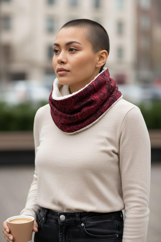 A valentines day one for roses snood scarf