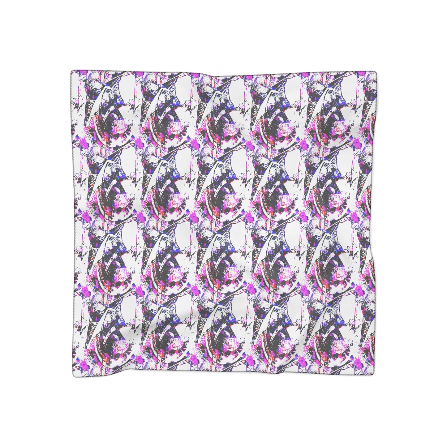 Bohemian Patterned Poly Scarf, Lightweight Fashion Accessory for Women, Versatile Wrap for Everyday, Gifts, Travel, Boho Style