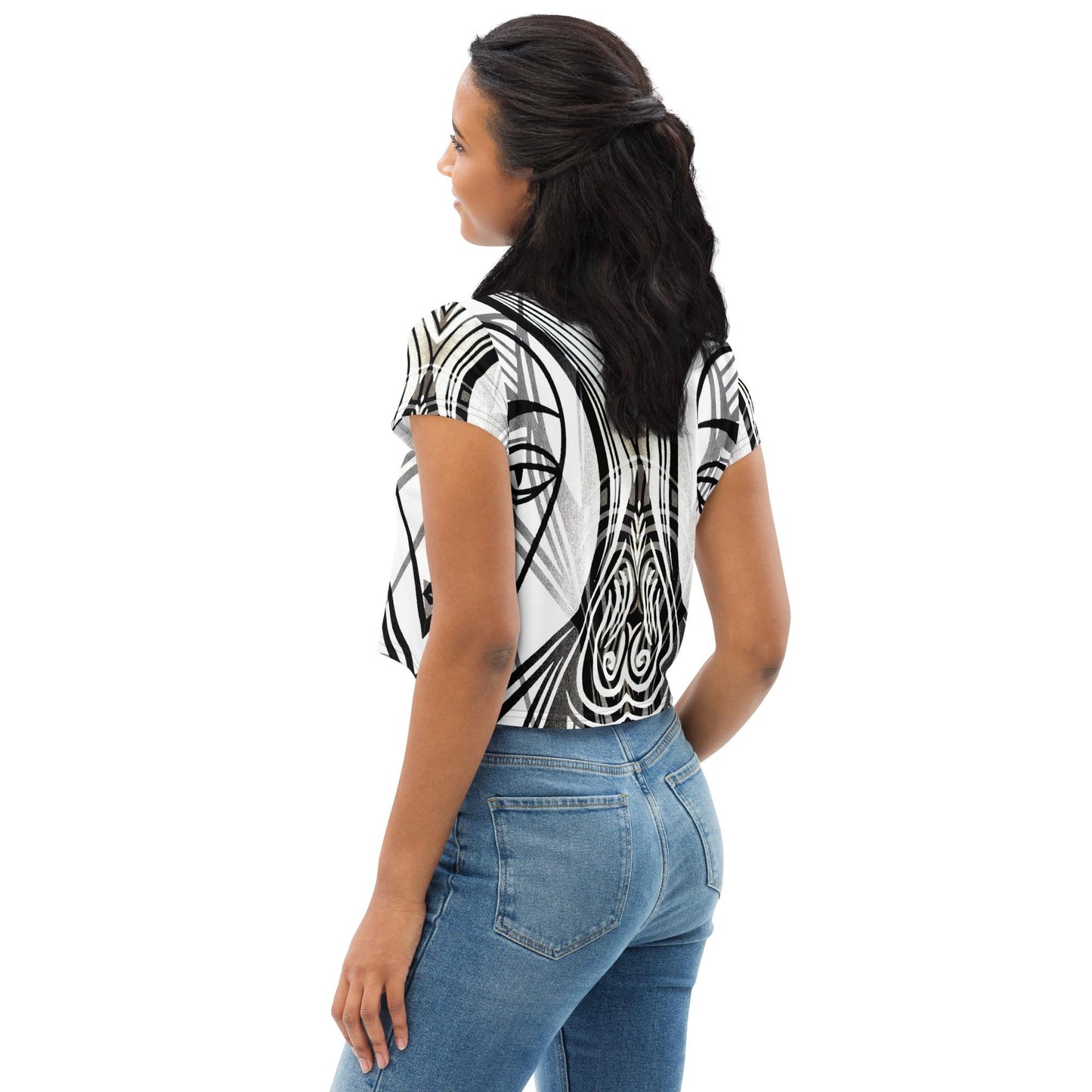 Elegant Geometric Pattern Top - Style Your Chic Outfits