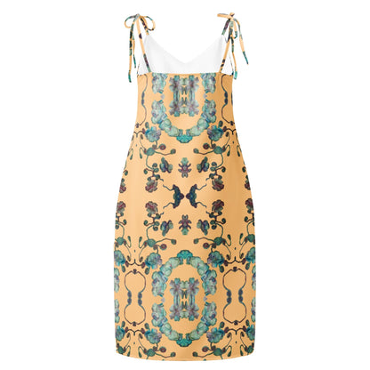 Floral Print Slip Dress: Boho Summer Midi Dress