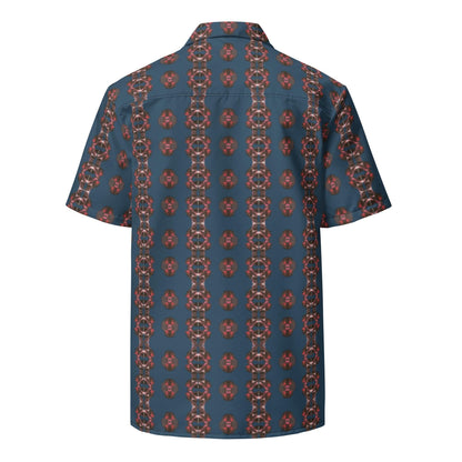 Wrinkle-Free Oversized Shirt – Recycled Polyester, Unique Pattern