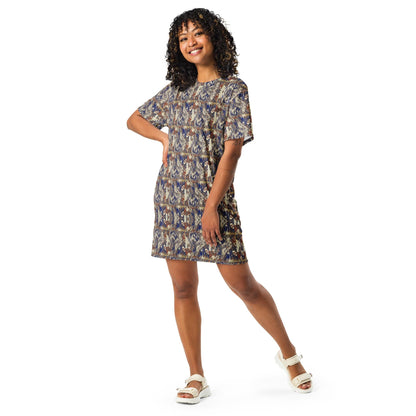 Abstract Print Dress – Plus Size Boho Chic Summer Outfit
