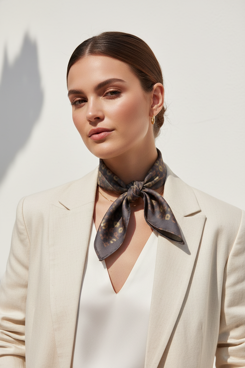 All-Over Print Bandana: Boho Head Scarf, Necktie, Armband