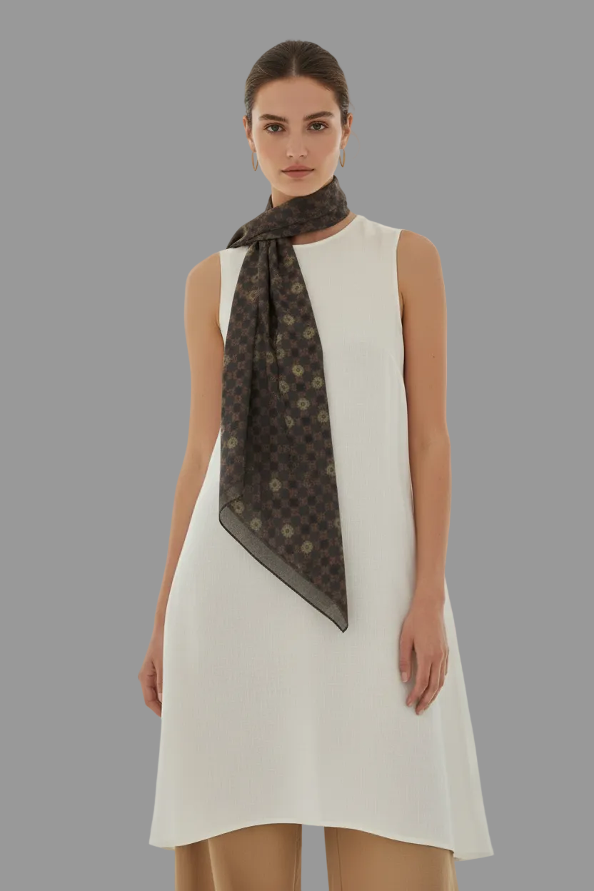 All-Over Print Bandana: Boho Head Scarf, Necktie, Armband