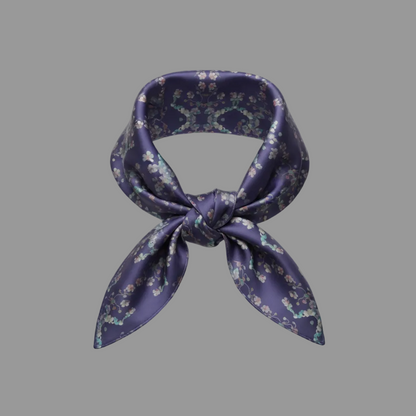 Lavender Dreams Floral Neck Scarf bandana